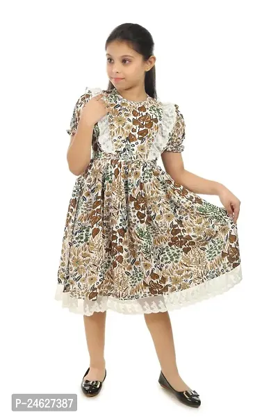 Fabulous Cotton Fit And Flare Dress For Girls