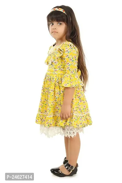 Fabulous Cotton Fit And Flare Dress For Girls-thumb2