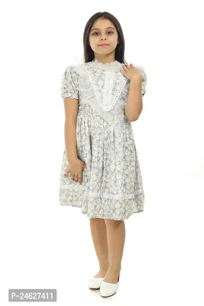 Fabulous Cotton Fit And Flare Dress For Girls-thumb0