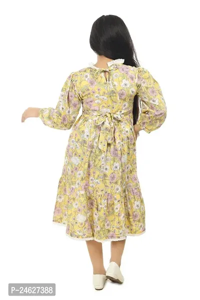 Fabulous Cotton Fit And Flare Dress For Girls-thumb2