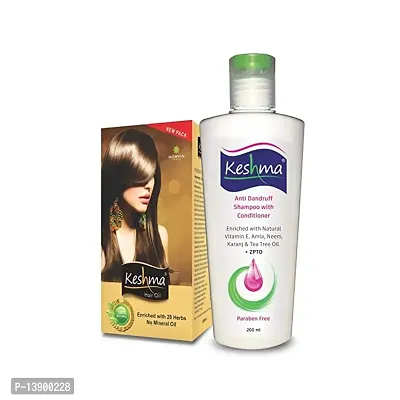 Keshma Combo Pack Of Morvin Hair Oil And Shampoo (100 And 200 Ml)