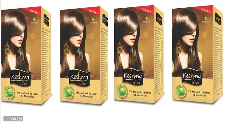 KESHMA Anti-Hair Fall Enriched With 28 Herbals (Pack Of 4) Hair Oil (100 ml 4 Hair Oil