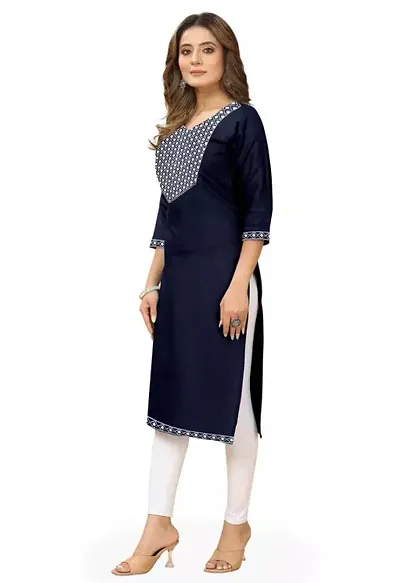 Elegant Chikankari Straight Kurti For Women