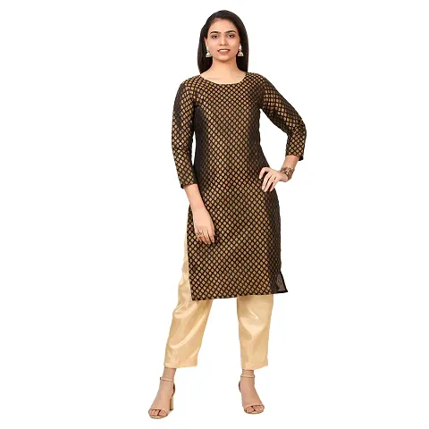 Emeris Women's Chanderi Kurta With Pant