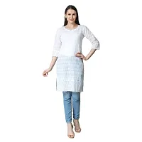 Emeris Women's Cotton Sequence Straight Kurtra-thumb1