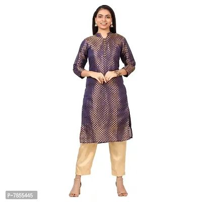 Emeris Women's Chanderi Kurta With Pant