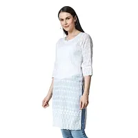 Emeris Women's Cotton Sequence Straight Kurtra-thumb2