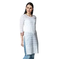 Emeris Women's Cotton Sequence Straight Kurtra-thumb3