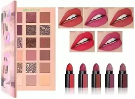 SmieTrz c 1 Red Edition Matte Finish Lipsticks,Eyeshadow Palette-thumb1