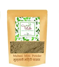 SMIETRZ Multani Mitti Face Pack for Hydrating  Glowing Oil Control - 100 gm With 1 Brush| Suits All Skin Types | Paraben-Free | No Silicones | No Sulphates-thumb1