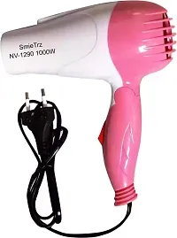 SMIETRZ Professional Foldable Hair Dryer (1000 Watt) With Mini Straightener|Latest Hair Dryer Hair Straightener In Combo Pack,Multicolor-thumb1