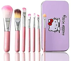 Combo set Of The New Nude and Rose Gold Eyeshadow with Face Makeup Brush Set (7pcs brushes in 1 kit)-thumb3