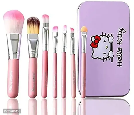 Combo set Of The New Nude and Rose Gold Eyeshadow with Face Makeup Brush Set (7pcs brushes in 1 kit)-thumb4