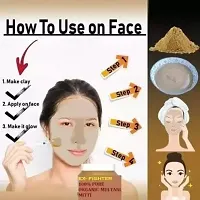 SMIETRZ Multani Mitti Face Pack for Hydrating  Glowing Oil Control - 300 gm With 2 Brush| Suits All Skin Types | Paraben-Free | No Silicones | No Sulphates-thumb4