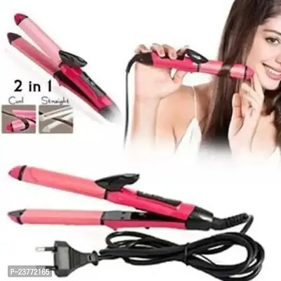 SMIETRZ 2 In 1 Hair Straightener | Hair Straighteners And Curler For Women And Girls?(Multicolor)-thumb4