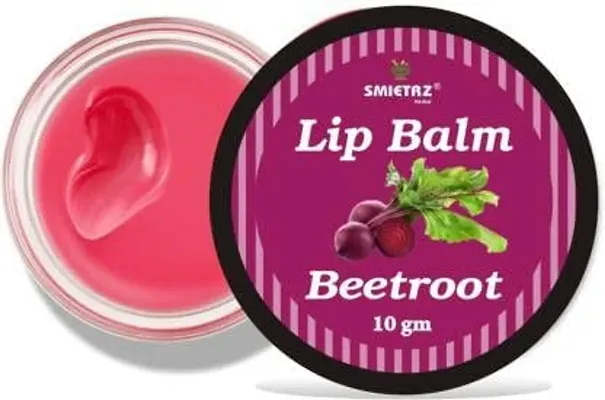 SmieTrz?The Natural Wash Beetroot Lip Balm | Rose Repair Lip Balm (Pack of: 1, 10 g)