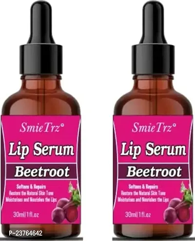 SmieTrz Beetroot Lip Serum 30x2=60g Beetroot (Pack of: 2, 60 g)