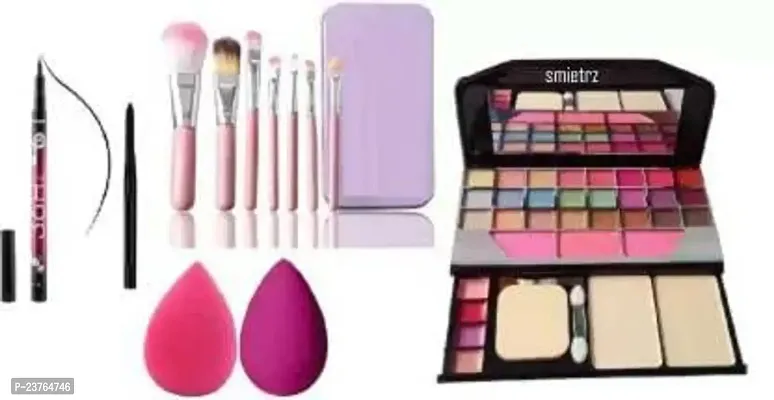 SmieTrz Eyeliner,Blender,Makeup,Brushes(Eyeshadow,Blusher,Compact,Lip Gloss-thumb2