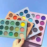 Eyeshadow With Brush Set Combo of 60 Shades Color Board Eyeshadow Palette with Makeup Brush Set (7pcs brushes in 1 kit)-thumb2