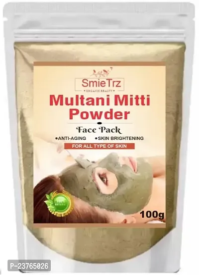 SMIETRZ Multani Mitti Face Pack for Hydrating  Glowing Oil Control - 100 gm | Suits All Skin Types