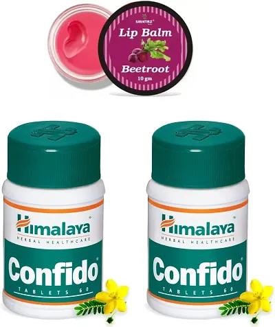 Smietrz Beetroot Lip Balm With Herbal Confido Capsules