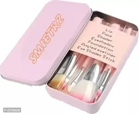 SmieTrz Makeup brush set of 7 with Sponge puff blender Set of 6 (Pack of 13)