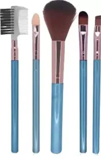 SMIETRZ?Full Makeup Brush Face and Eye Cosmetic Set Pack of 5 Pieces (Pack of 5)-thumb1