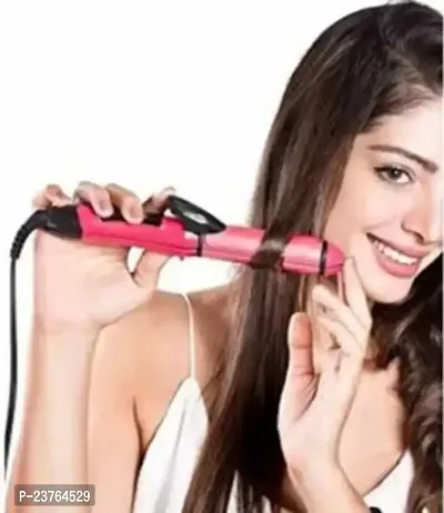 SMIETRZ 2 In 1 Hair Straightener And Curler Hair Straightening Straighteners Hair Straightener??(Pink)