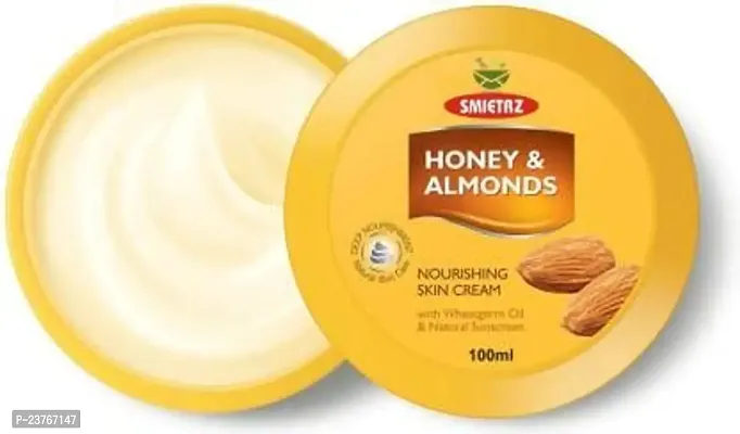 SmieTrz Honey  Almonds Nourishing Skin Cream (100 ml)-thumb2