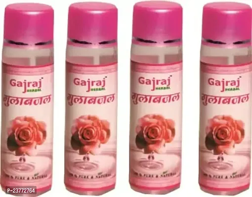 SmieTrz Gajraj Rose Water 100x4=400ml Men  Women (400 ml)