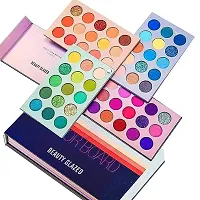 Eyeshadow With Brush Set Combo of 60 Shades Color Board Eyeshadow Palette with Makeup Brush Set (7pcs brushes in 1 kit)-thumb3