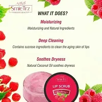 SmieTrz?The Natural Wash Lip Scrub for tanned  darkened lips Raspberry (Pack of: 1, 10 g)-thumb2