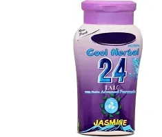 SMIETRZ Herbal Rose, Jasmine  Mint Neem Talcum Powder Thanda Thanda Cool Cool Talc Combo(Pack of 4)-thumb1