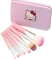 Smietrz 6155 Multicolour Makeup Kit and 7 Pink Makeup Brushes Set, 36H Waterproof Eyeliner Pencil with Pink Beauty Blender - (Pack of 10)-thumb2