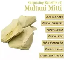 SMIETRZ Multani Mitti Face Pack for Hydrating  Glowing Oil Control - 300 gm With 2 Brush| Suits All Skin Types | Paraben-Free | No Silicones | No Sulphates-thumb3