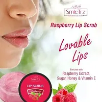 SmieTrz?The Natural Wash Lip Scrub for tanned  darkened lips Raspberry (Pack of: 1, 10 g)-thumb1