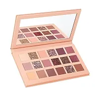 SmieTrz Professional Combo of Nude Eye Shadow Palette 18  shades (Multicolor) Matte Shimmery  Metallic Finish-thumb1