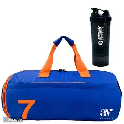 Gym Bag with Shoe Compartment ll Spider Bottle Black