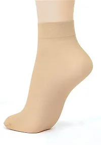 AV Brands Women's Nylon Ankle Length Skin Ultra-Thin Transparent Summer Socks (2)-thumb1