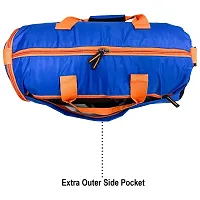 20 L ll Gym Bag with Shoe Compartment ll Sports Gym Bag ll Gym Bag for Man and Woman ll Blue l Orange (Blue)-thumb2
