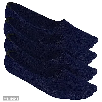 AV Brands No Show Socks for Men, Odour Free, Breathable Low Cut Socks (Blue, 4)