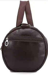 Genric Leather 22 Cms Travel Duffle(3_ brown)-thumb3