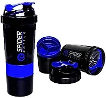 Av Brands Sports Combo of (Black) Body Building Gym Bag with Gloves (Blue) and Spider Shaker Bottle(Blue) Gym and Fitness Kit-thumb4