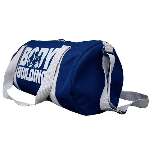 AV Brands Body Building Duffle Gym Bag for Men and Women for Fitness - Bag Size 49cm x 24cm x 24cm (Blue)