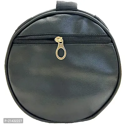 Gym Bag Black Leather for Men and Women-thumb4