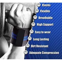 AV Brands Gym Bag Body Building, Sippers Bottle  Wrist Band Full kit Gym  Fitness Kit-thumb4