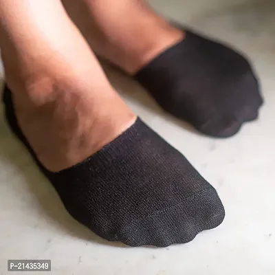 AV Brands No Show Socks for Men, Odour Free, Breathable Low Cut Socks (Black, Blue, Grey, 3)-thumb2