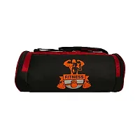 AV Brands Polyester Shoe Compartment Duffle Gym Bag for Men and Women for Fitness - Bag Size 49cm x 24cm x 24cm (Red)-thumb4