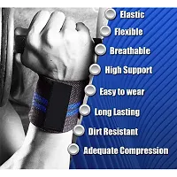 Lycra Printed Gym Gloves for Palm and Wrist Protection Weightlifting, Crossfit, Fitness Gym Gloves-thumb2
