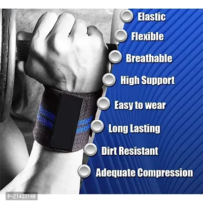 Lycra Printed Gym Gloves for Palm and Wrist Protection Weightlifting, Crossfit, Fitness Gym Gloves-thumb3
